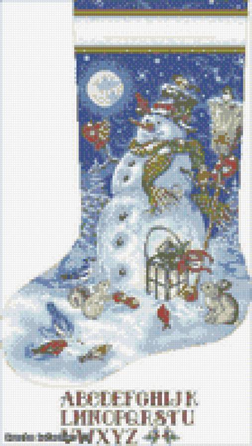 новогодний сапог - сапог, новый год - предпросмотр