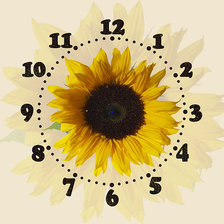 Схема вышивки «Часы»