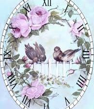 Схема вышивки «часы»