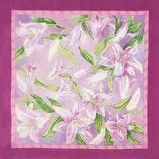 Схема вышивки «лилии на подушку 2»