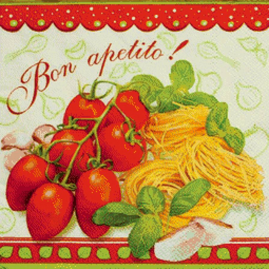 приятного апетита - для кухни, яркое, овощи - предпросмотр