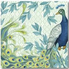 павлин на подушку