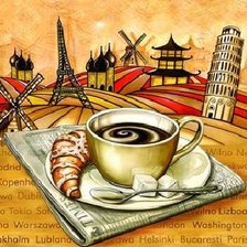 Схема вышивки «утро»