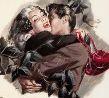 Схема вышивки «поцелуй под дождем»