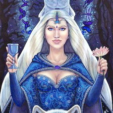 Схема вышивки «колдунья»