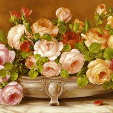 Схема вышивки «шикарный букет»