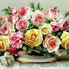 Схема вышивки «шикарный букет»