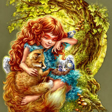 Схема вышивки «сказка»