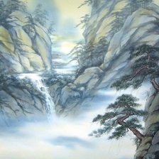 Схема вышивки «Бездонное ущелье»