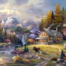 Схема вышивки «картина»