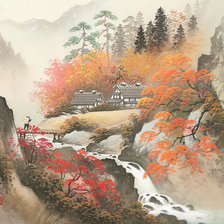 Схема вышивки «Осень»