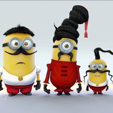 Схема вышивки «миньоны казачки)»