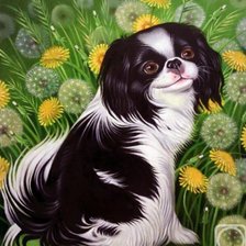 Схема вышивки «Любимец»