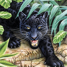 Схема вышивки «охота»