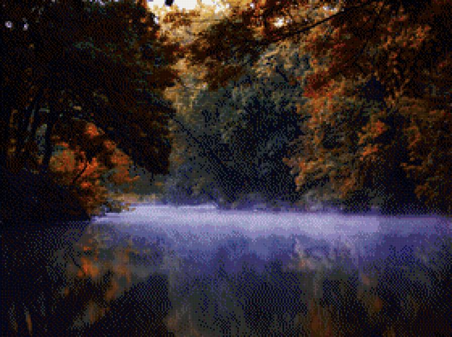 Природа - река, лес, природа - предпросмотр