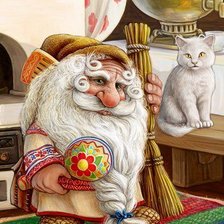 Схема вышивки «домовой»