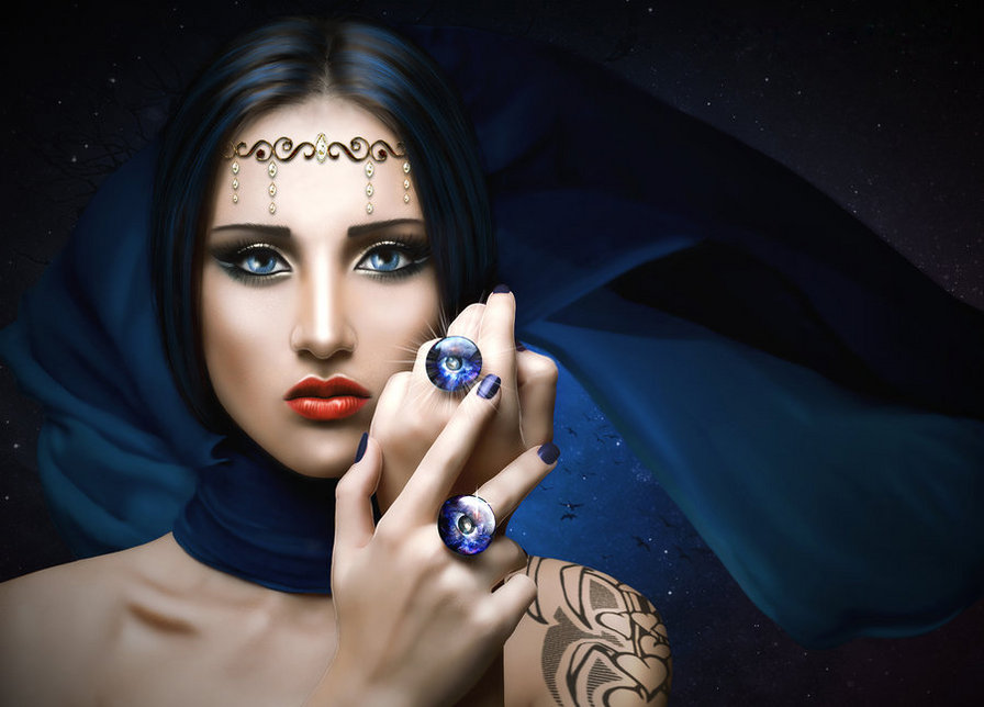 царица - девушка - оригинал