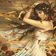 Схема вышивки «женский образ»