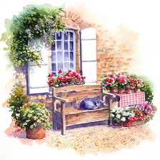 Схема вышивки «Серия "Пейзажи"»