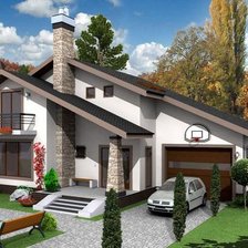 Схема вышивки «серия "дома"»