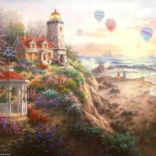 Схема вышивки «Серия "Пейзажи"»