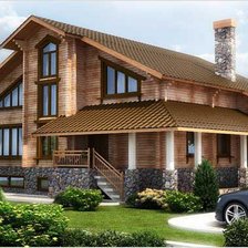 Схема вышивки «котедж мечты»