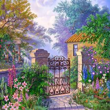 Схема вышивки «цветы»