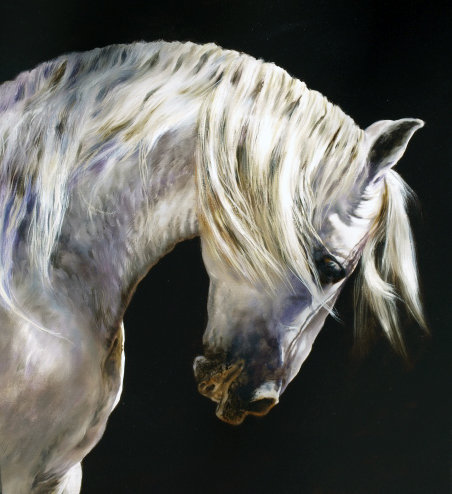 конь - картина - оригинал