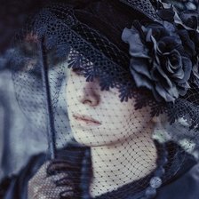 Схема вышивки «VINTAGE: madame»