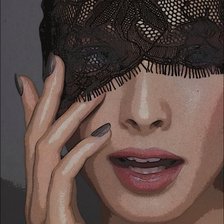 Схема вышивки «VINTAGE: Madame-3»