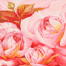 Схема вышивки «розы»