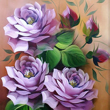 Схема вышивки «букет роз»