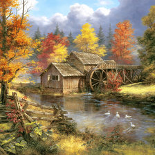 Схема вышивки «осень»