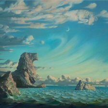 Схема вышивки «Лев»