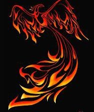 Схема вышивки «феникс»
