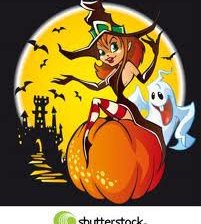 Схема вышивки «хеллоуин»