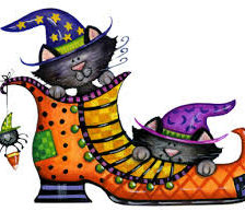 Схема вышивки «хеллоуин»