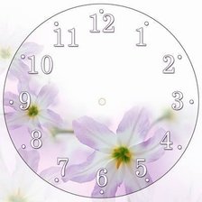 Схема вышивки «Часы»