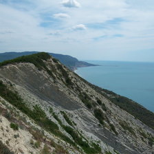 Схема вышивки «вид на мыс Св.Креста близ г.Анапы»