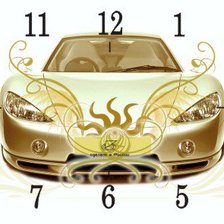 Схема вышивки «Часы»