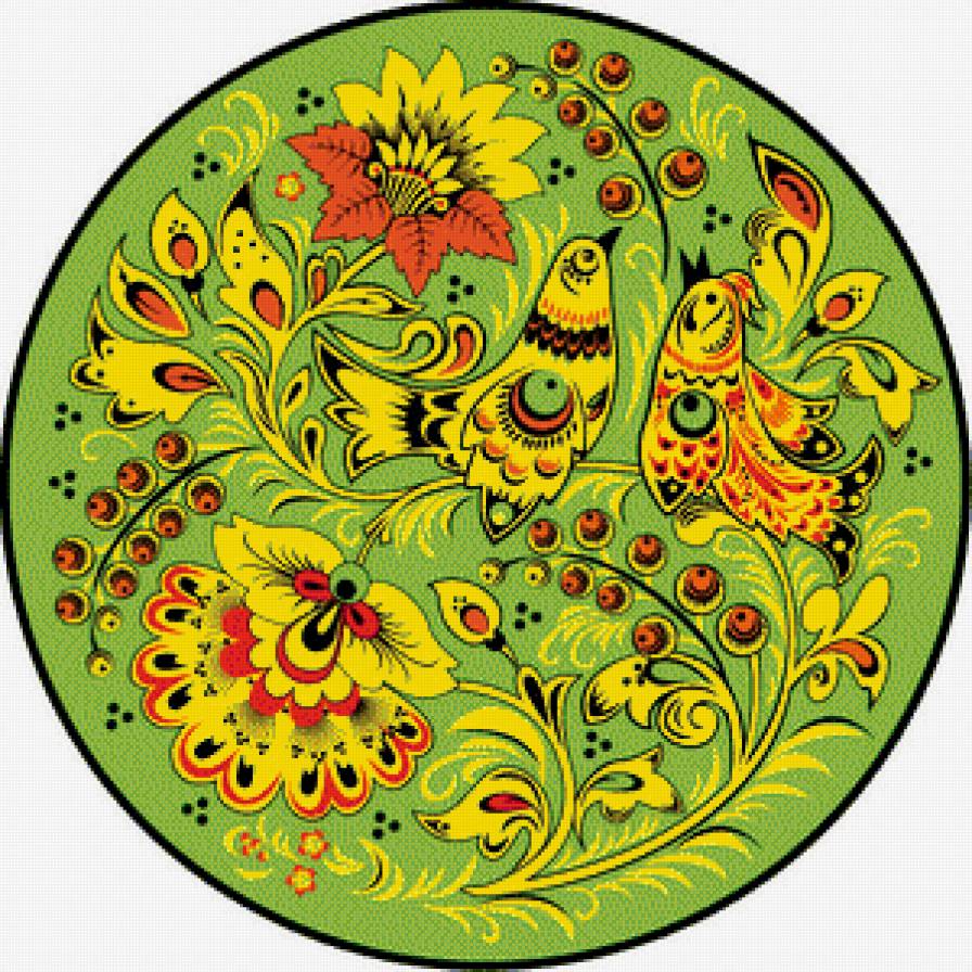 Хохлома - хохлома, подушки, узоры - предпросмотр