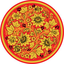 Схема вышивки «Хохлома»