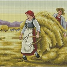 Схема вышивки «СЕНОКОС»