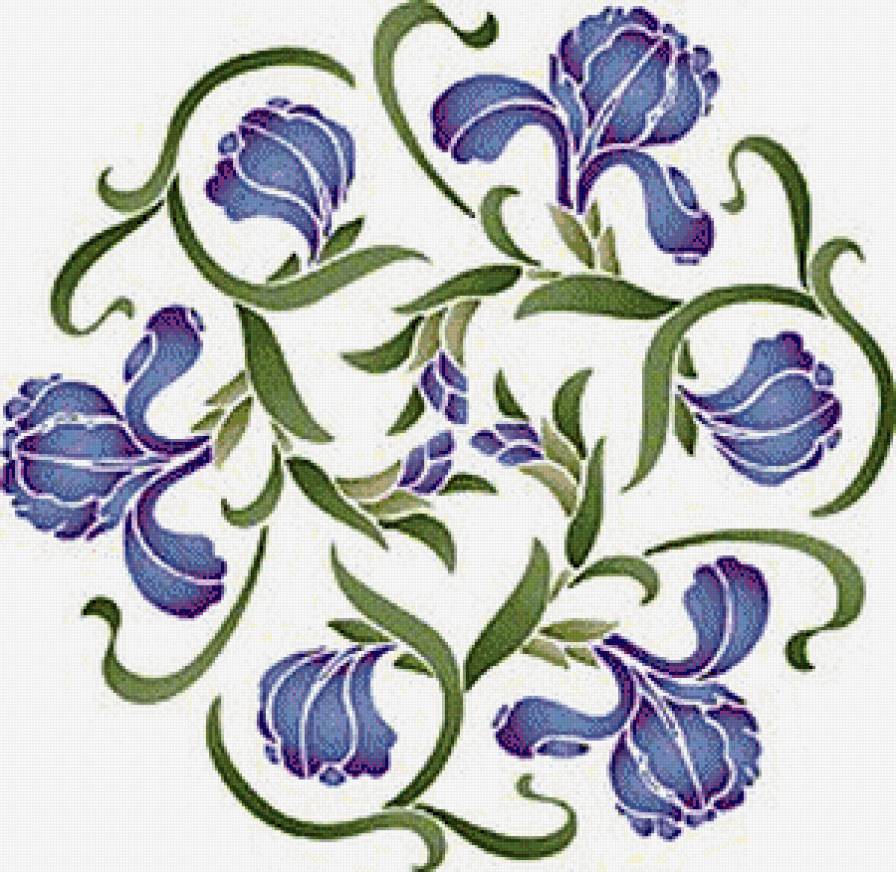 Узоры - подушка, цветы, букет, узоры - предпросмотр