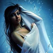 Схема вышивки «девушка2»