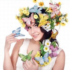 Схема вышивки «девушка»