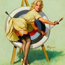 Схема вышивки «девушка»