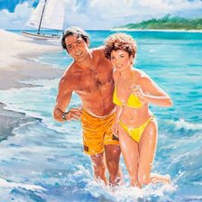 Схема вышивки «ах, море, море!»