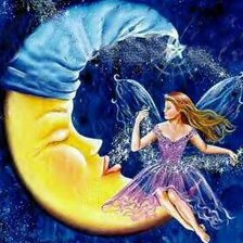 Схема вышивки «подушка "Фея ночи" или "Приятных снов!!"»