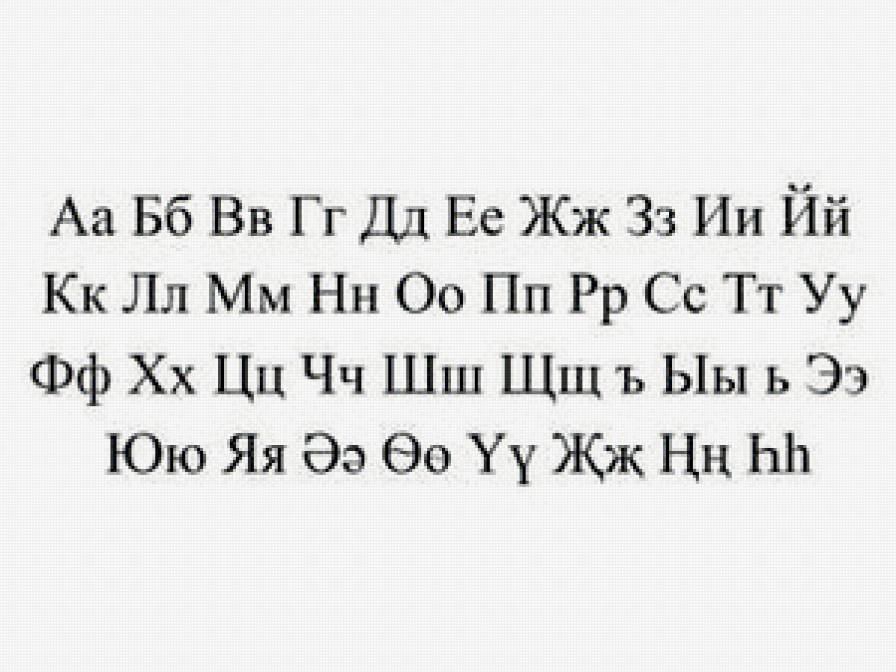 Алфавит - буквы, алфавит - предпросмотр